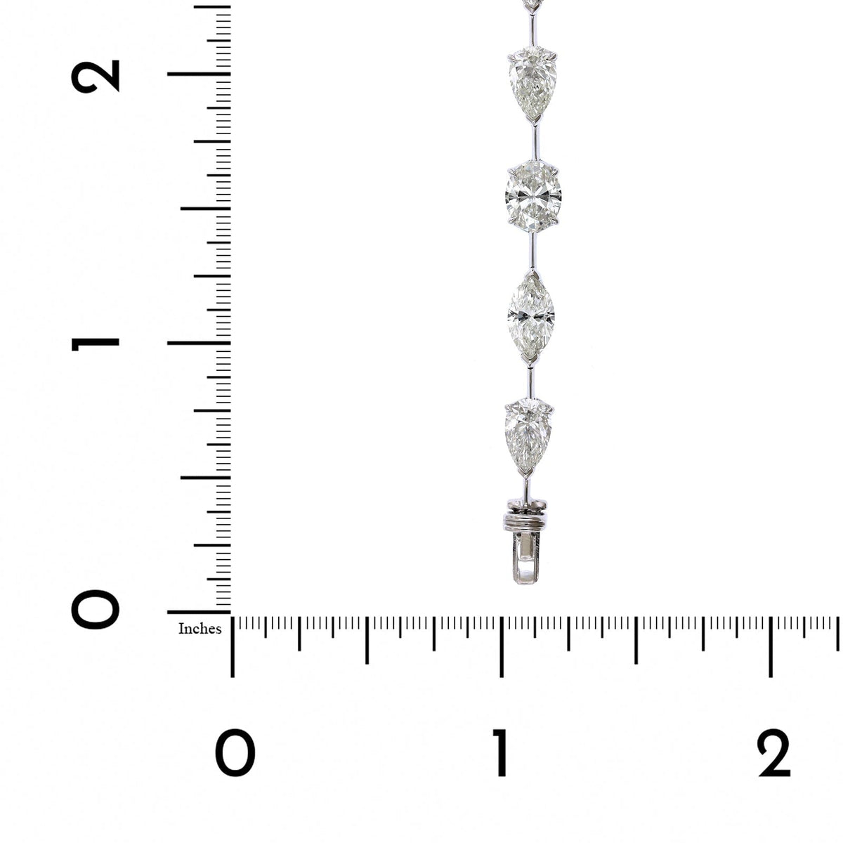 Etho Maria 18K White Gold Multi Shape Diamond Bracelet