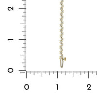 18K Yellow Gold Zigzag Diamond Bracelet