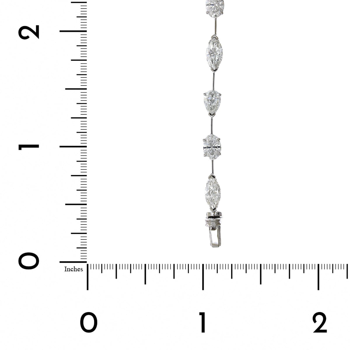 Etho Maria 18K White Gold Multi Shape Diamond Bracelet
