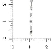 Etho Maria 18K White Gold Multi Shape Diamond Bracelet