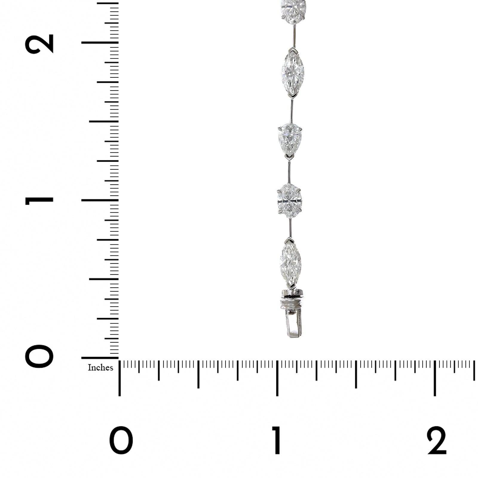Etho Maria 18K White Gold Multi Shape Diamond Bracelet