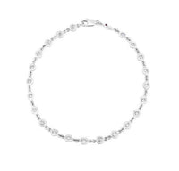 Roberto Coin 18K White Gold Diamond By the Yard Bracelet