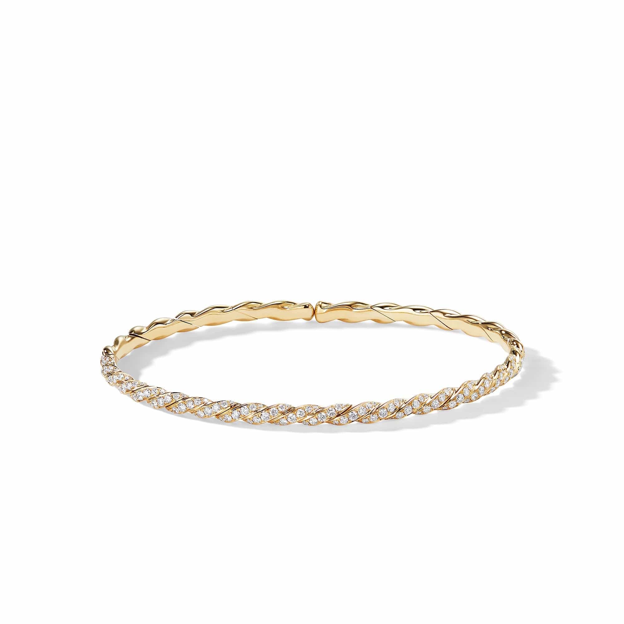 Pavéflex Bracelet in 18K Yellow Gold with Diamonds