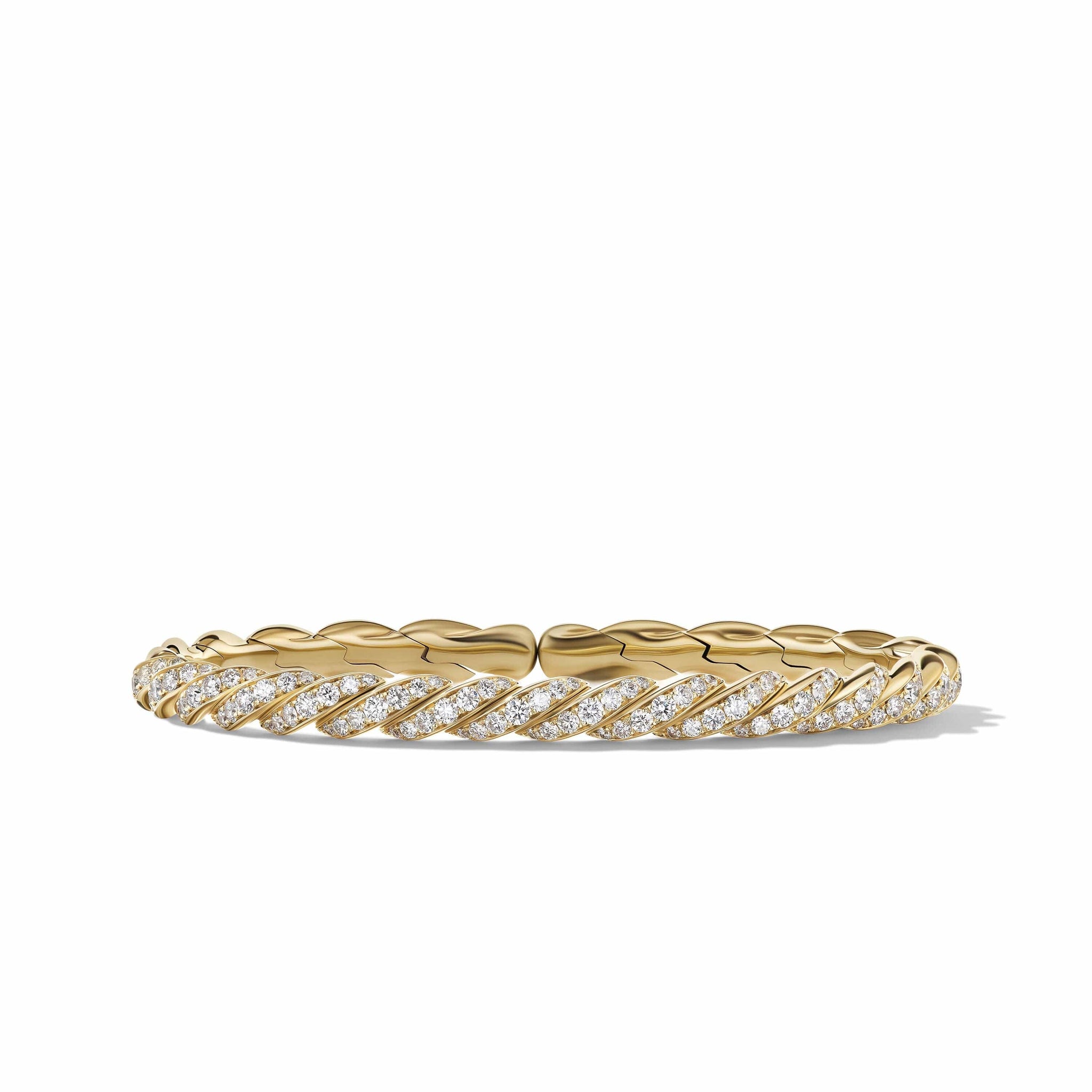 Pavéflex Bracelet in 18K Yellow Gold with Diamonds
