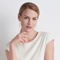 Marco Bicego Marrakech Onde 18K Yellow Gold Diamond Drop Earrings