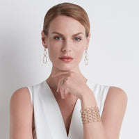 Marco Bicego Marrakech Onde 18K Yellow Gold Diamond Drop Earrings