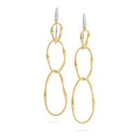 Marrakech Onde 18K Yellow Gold Diamond Drop Earrings