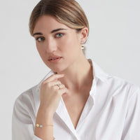 Marco Bicego Lunaria 18K Yellow Gold Diamond Drop Earrings