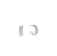 Masai 18K White Gold Diamond Earrings