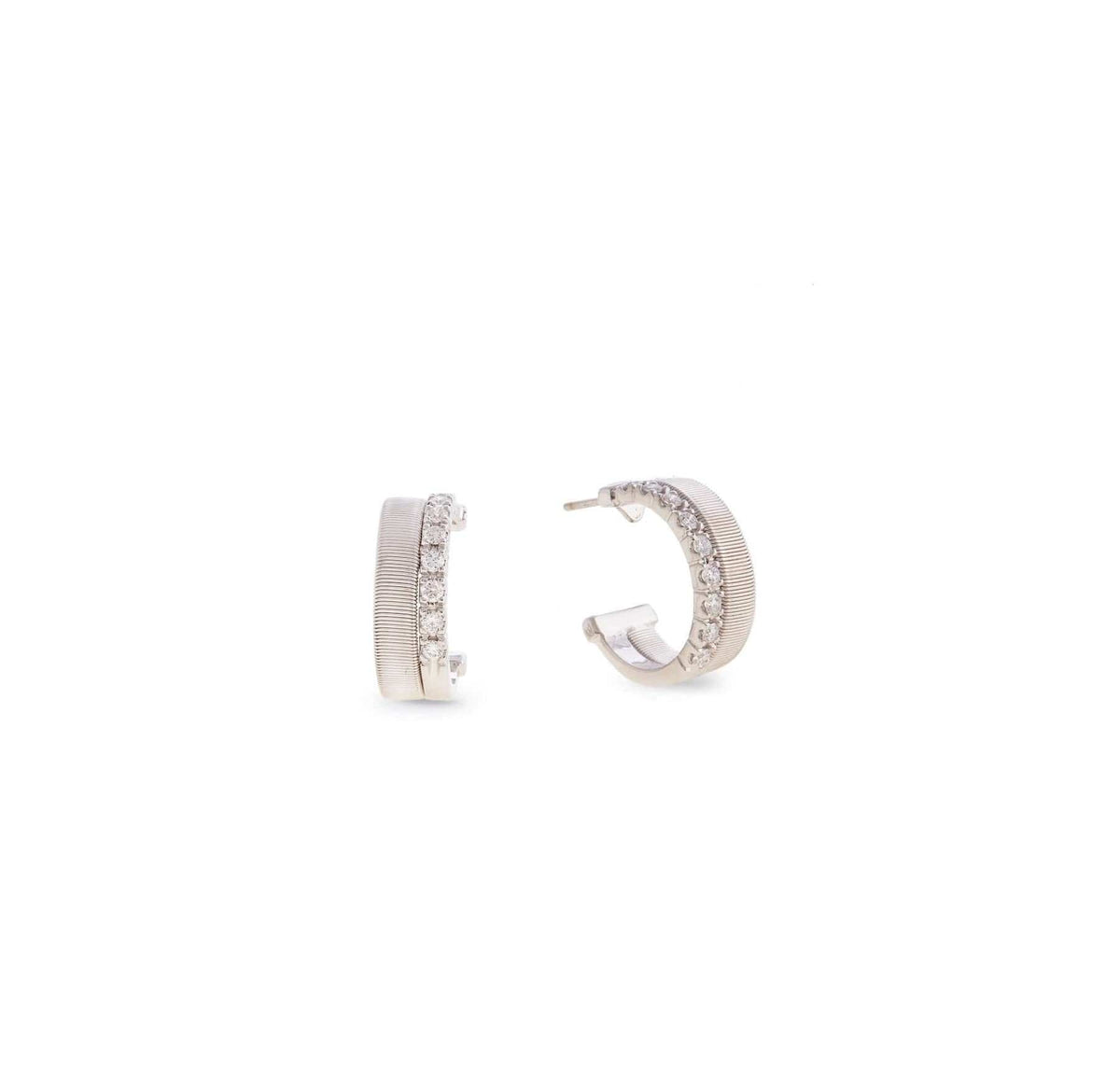 Masai 18K White Gold Diamond Earrings