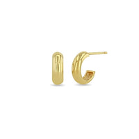 14K Yellow Gold Huggie Earrings