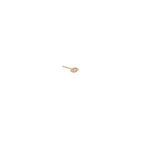 14K Yellow Gold Evil Eye Diamond Stud Earring, 14k yellow gold, Long's Jewelers