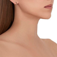 18K Yellow Gold White and Black Diamond Reversible Huggie Earrings, 18k yellow gold, Long's Jewelers