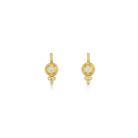 Temple St. Clair 18K Yellow Gold Diamond Drop Earrings