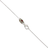 Roberto Coin 18K White Gold 7 Diamond Station Necklace