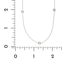 Roberto Coin 18K White Gold 7 Diamond Station Necklace