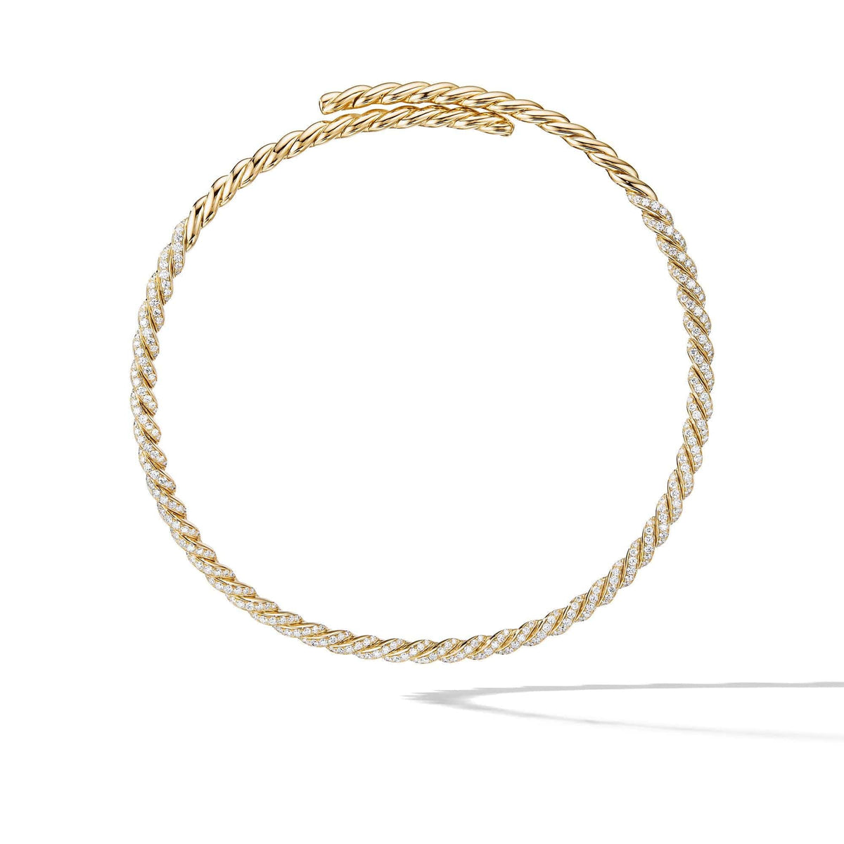 Pavéflex Necklace in 18K Yellow Gold with Diamonds
