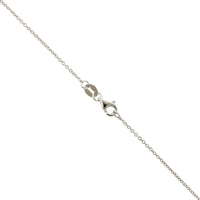 18K White Gold 7 Stone Diamond By The Yard Necklace