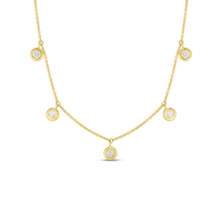 Roberto Coin 18K Yellow Gold Diamond Necklace