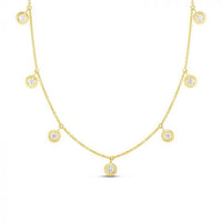Roberto Coin 18K Yellow Gold Diamond Necklace