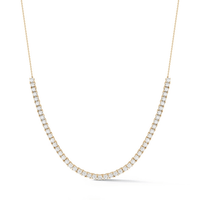 Dana Rebecca 14K Yellow Gold Ava Bea Miracle Plate Diamond Necklace