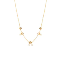 14K Yellow Gold Initial Necklace