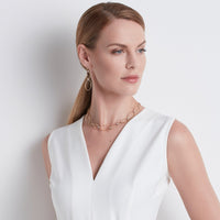 Marco Bicego Marrakech Onde 18K Yellow and White Gold Open Link Necklace