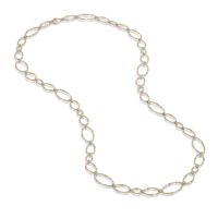 Marrakech Onde 18K Yellow and White Gold Diamond Necklace