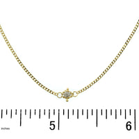 Amali 18K Yellow Gold Diamond Slice Station Necklace