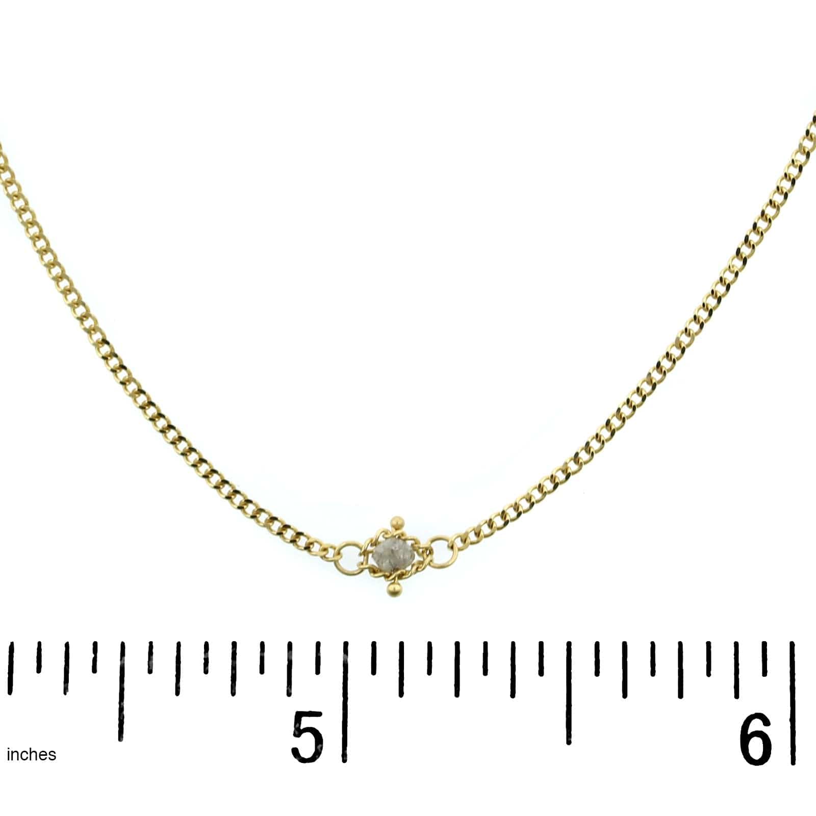 Amali 18K Yellow Gold Diamond Slice Station Necklace