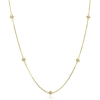 Amali 18K Yellow Gold Diamond Slice Station Necklace