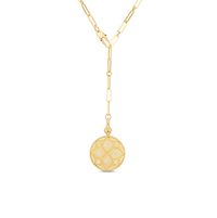 18K Yellow Gold Venetian Princess Diamond Necklace