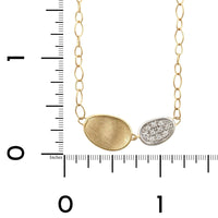 Marco Bicego Lunaria 18K Yellow Gold Diamond Necklace