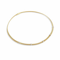 Masai 18K Two-Tone Diamond Station Necklace