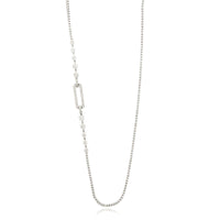 18K White Gold Diamond Necklace