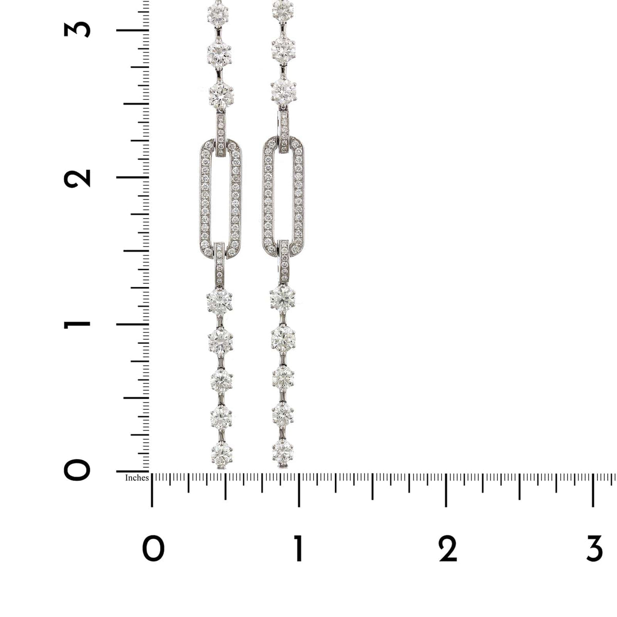 18K White Gold Diamond Necklace
