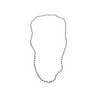 Etho Maria 18K Rose Gold Black Diamond Bead Necklace