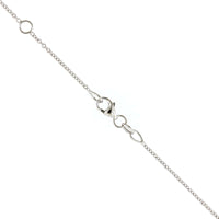 18K White Gold Graduated Diamond Flexible Necklace