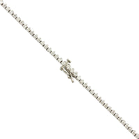 18K White Gold Diamond Tennis Necklace