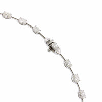 Etho Maria 18K White Gold Oval Diamond Necklace