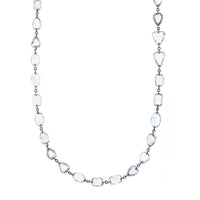 Etho Maria Platinum Rose Cut Multi Shaped Diamond Necklace