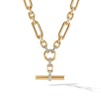 Lexington Chain Necklace in 18K Yellow Gold with Diamonds