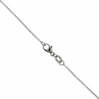 18K White Gold 6 Stone Diamond By The Yard Necklace