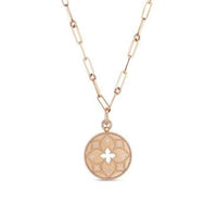 Roberto Coin 18K Rose Gold Pave Diamond Pendant