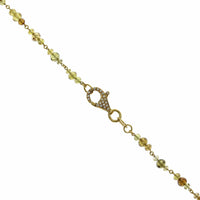 18K Yellow Gold Fancy Colored Diamond Necklace, Long's Jewelers