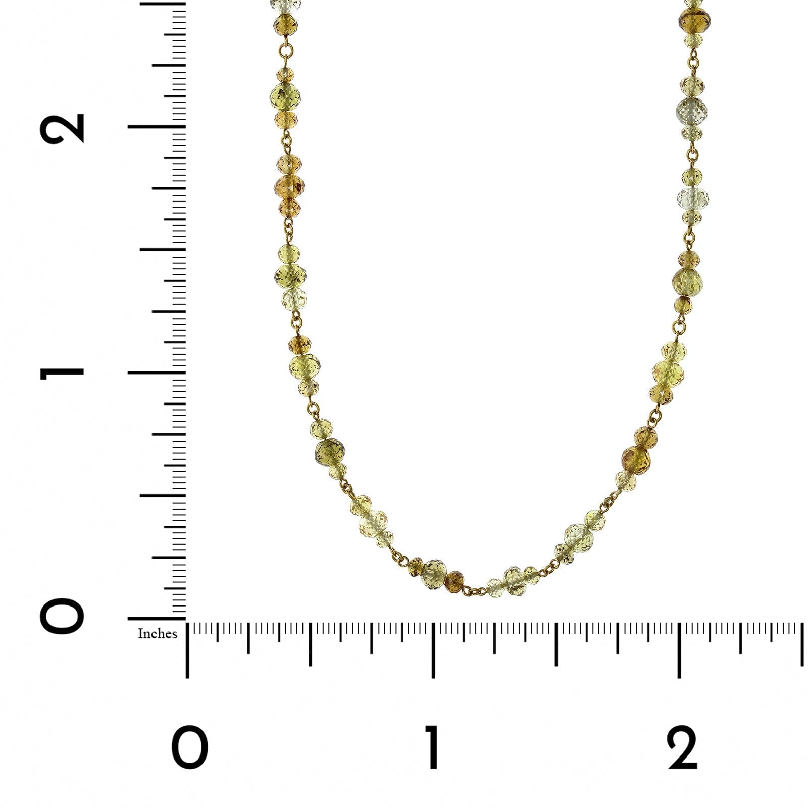 18K Yellow Gold Fancy Colored Diamond Necklace, Long's Jewelers