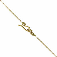 18K Yellow Gold Cluster Black Diamond Bead Necklace, 18k yellow gold, Long's Jewelers