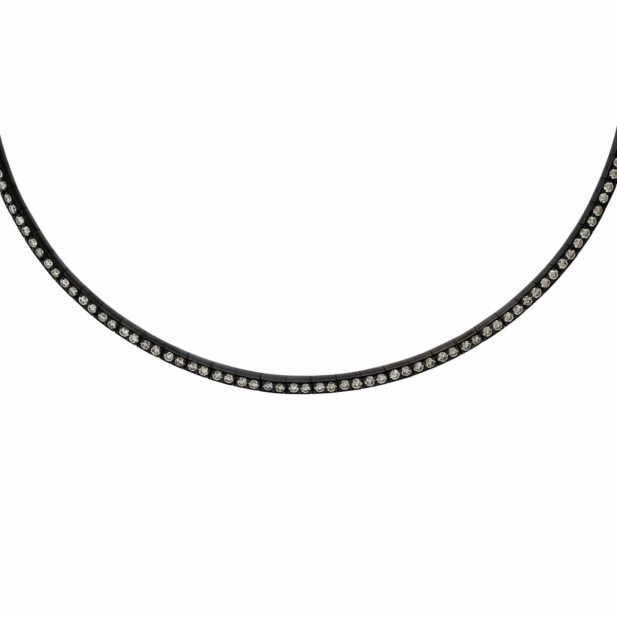 Etho Maria Blackened Diamond Collar