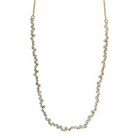 Penny Preville 18K Yellow Gold Diamond Half Choker Necklace