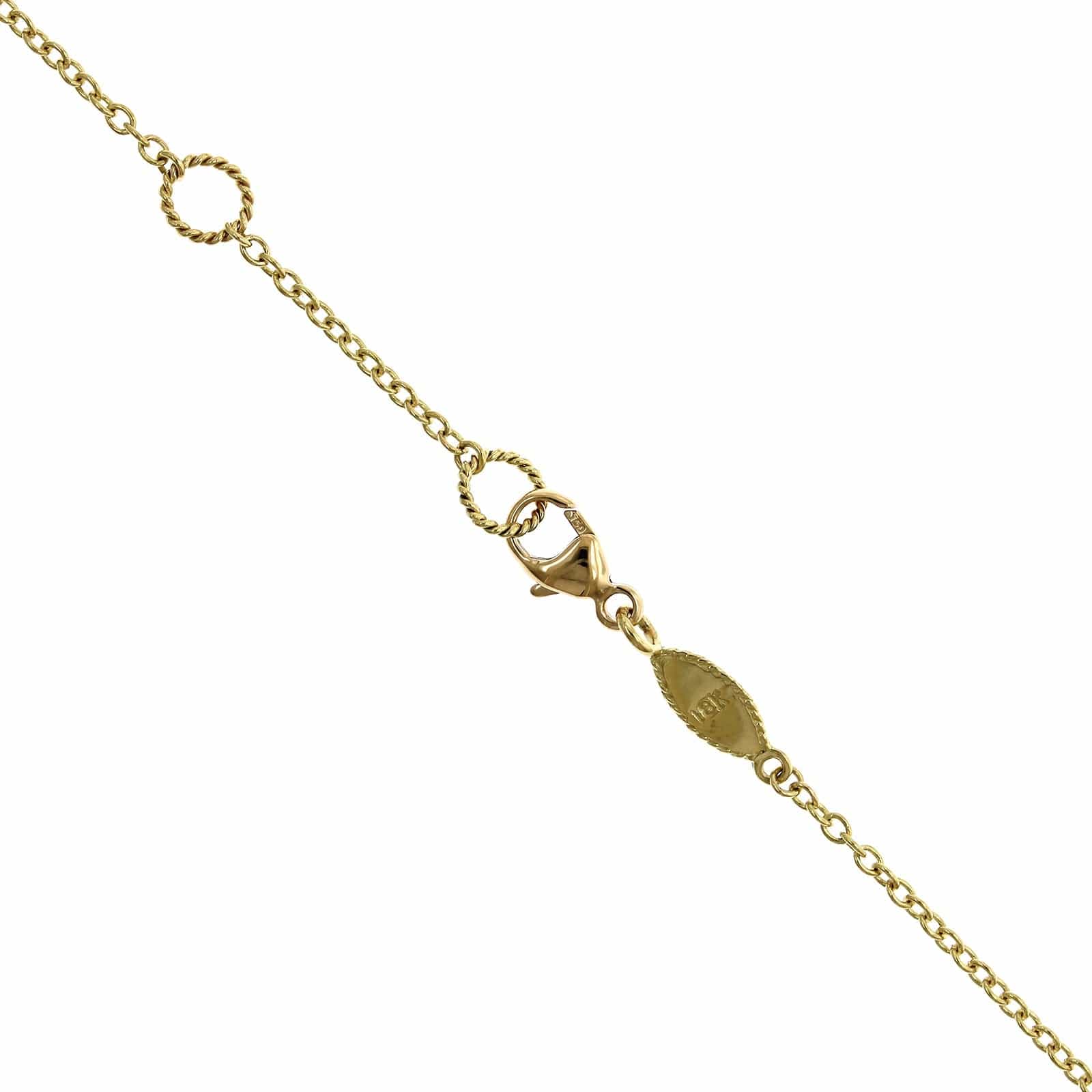 Penny Preville 18K Yellow Gold Diamond Half Choker Necklace